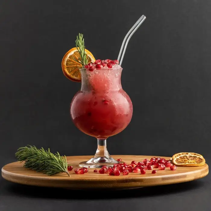 6 Pailles Courtes en Verre Coudé