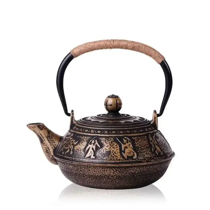 Nouveau 7 Chioces ensemble de théière en fonte