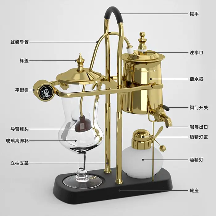 Cafetière siphon domestique