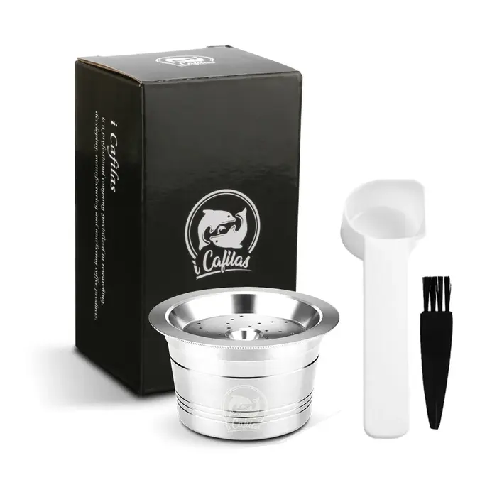 Capsules de café K-Fee illables pour tous les jours, en acier inoxydable, pour Caffitaly Tchibo Cafi