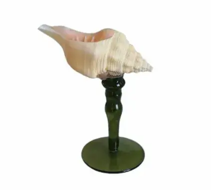 Verre à vin en forme de coquille de conque, design de niche, décoration cadeau