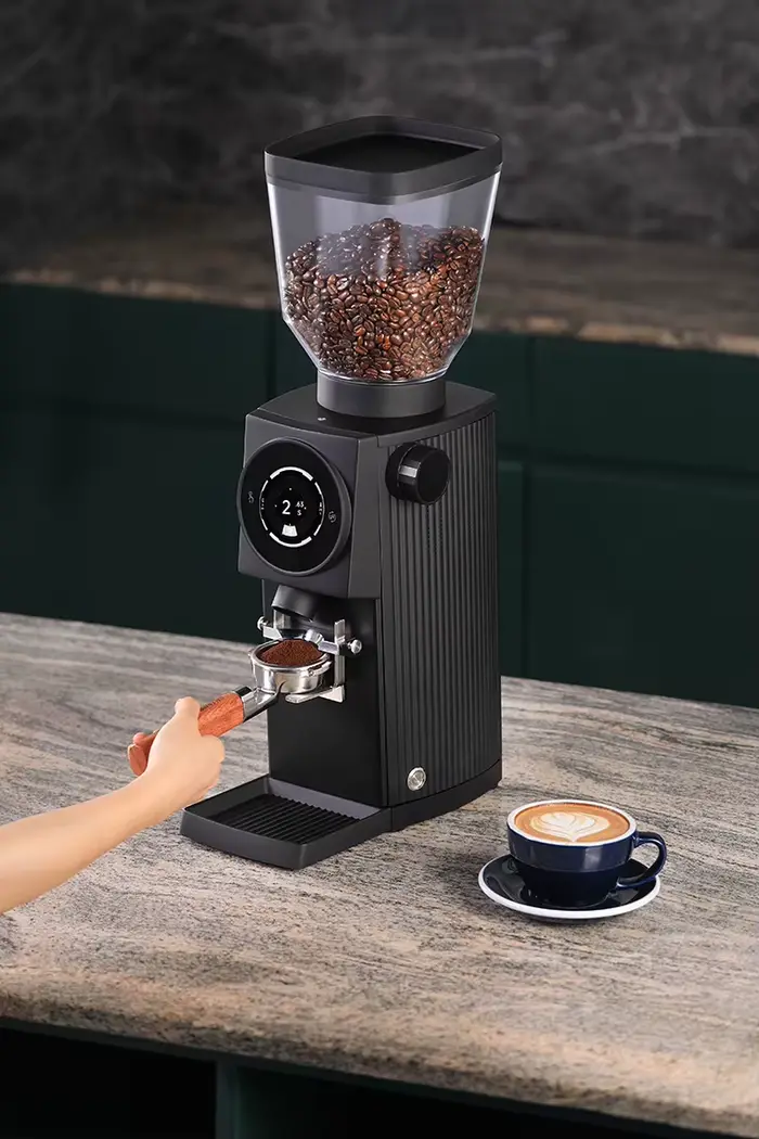 Moulin à café commercial électronique noir G83E