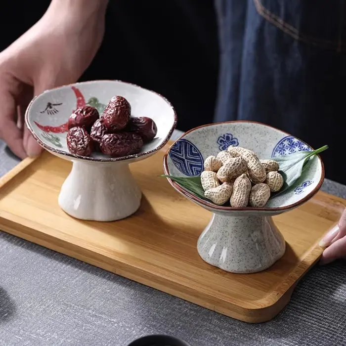 Nouvelle assiette haute pour dessert chinois