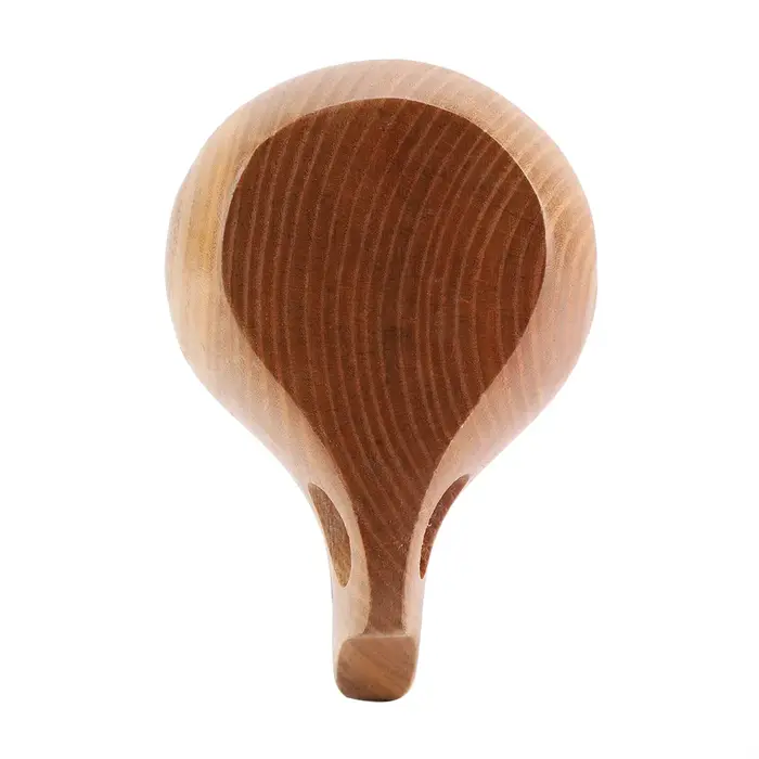 Tasse à café en bois portable avec poignée