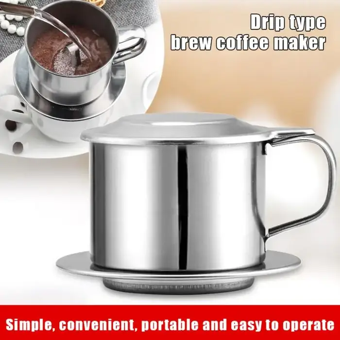 Filtre à café en acier inoxydable