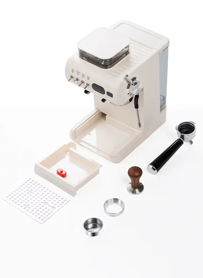 Machine à expresso semi-automatique – Pression de 20 bars avec moulin intégré