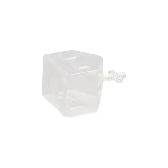 Vase en verre en forme de maison Simple