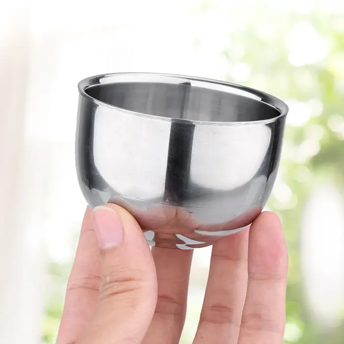 Tasse à double paroi en acier inoxydable