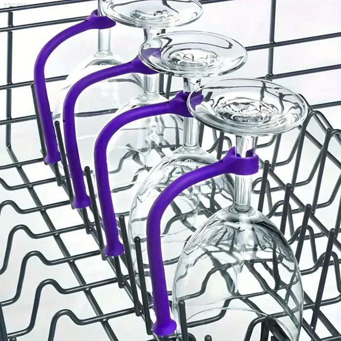 Supports flexibles pour verres à vin hauts