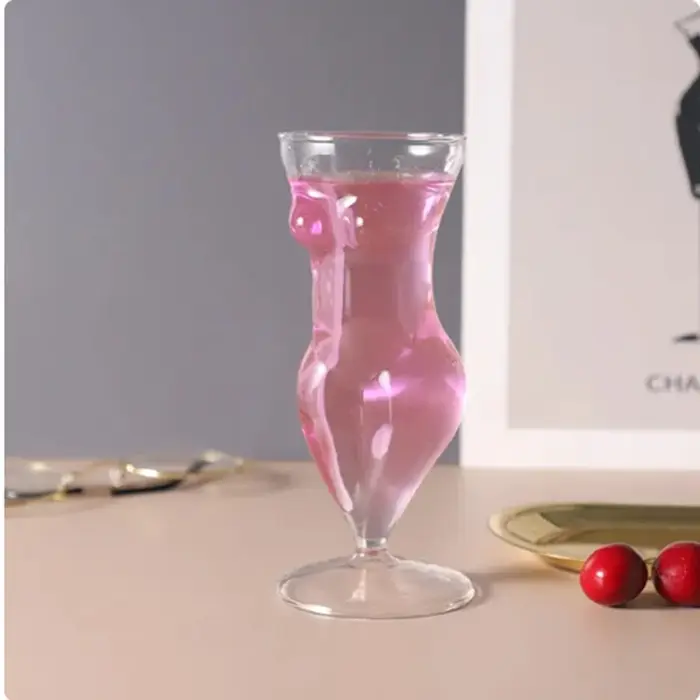 Verres à Cocktail en Verre pour le Vin, Bière, Lait, Champagne, Jus de miles pour Femme
