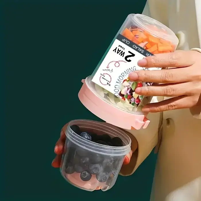 Petit déjeuner en déplacement tasses tasse à salade pour aller prendre