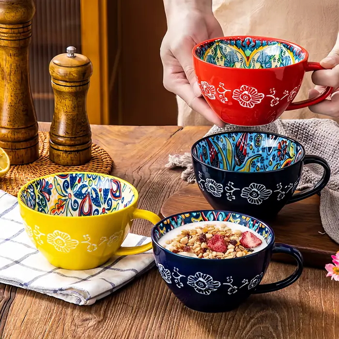 Tasse à thé du matin bohème