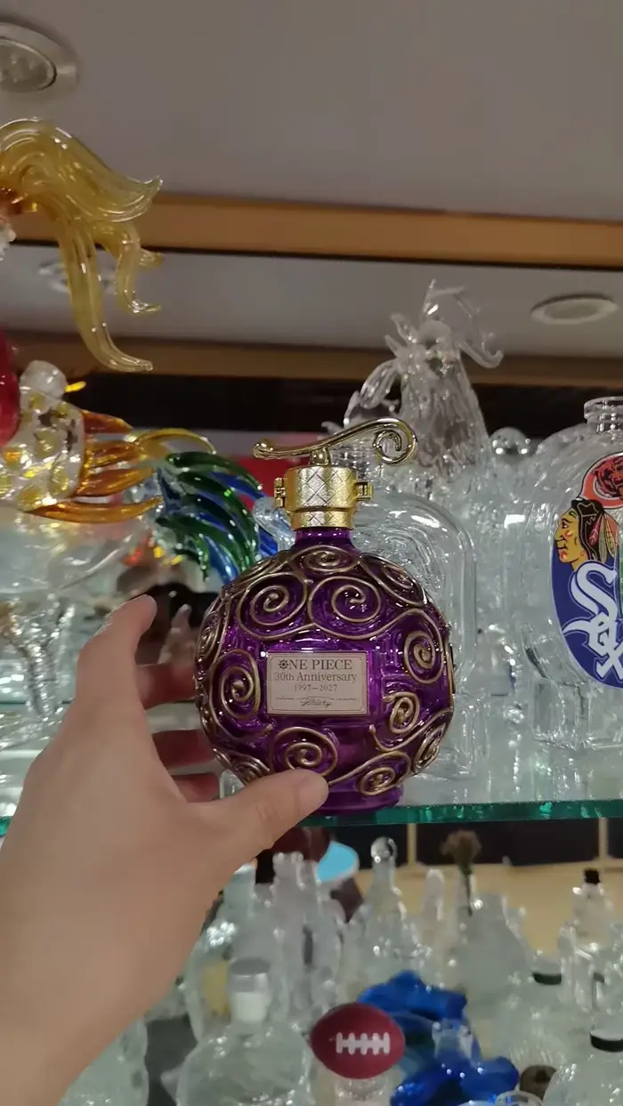 Carafe à liqueur en verre Anime Devil Fruit 30ème Anniversaire, objet de collection, articles de bar