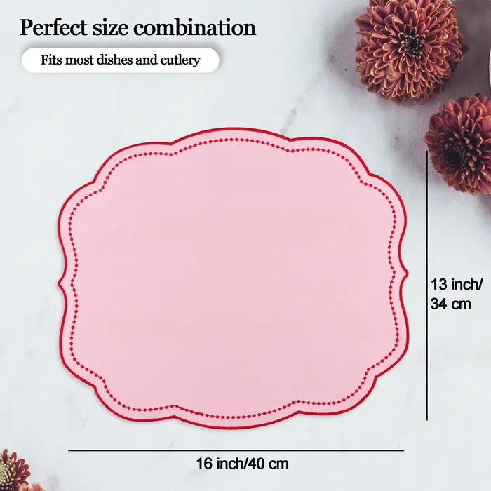 Ensemble de 4 sets de table en gingham