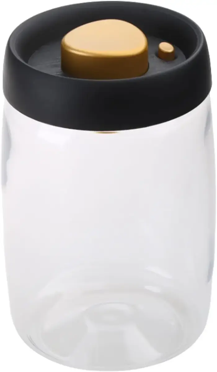 Pot de stockage de cuisine en verre Borosilicate, ustensiles à café, pot à café avec couvercle hermé