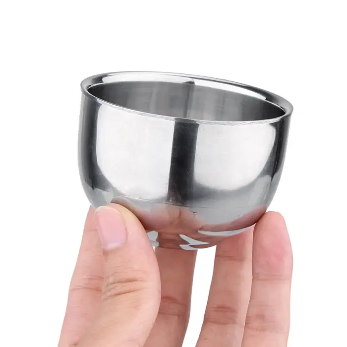 Tasse à double paroi en acier inoxydable