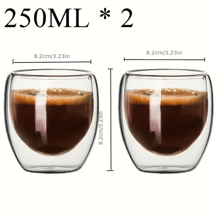 Tasse en verre à Double paroi