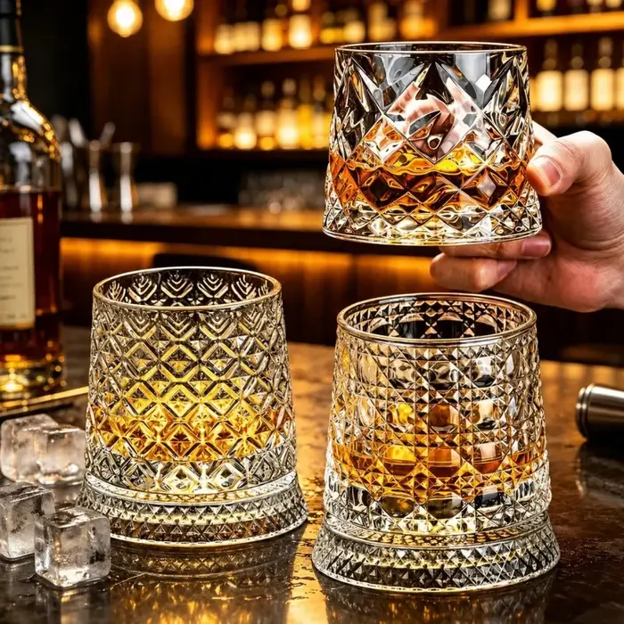 Verre à whisky rotatif 280 ml