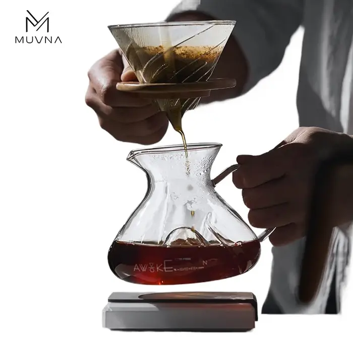 Carafe à café en verre MUVNA Tornado Barista 450 ml