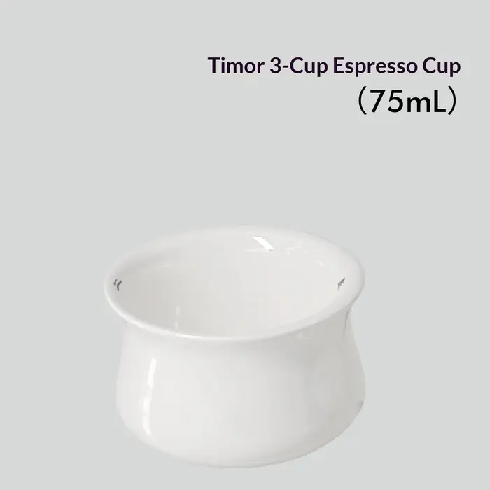 Ensemble de 2 tasses à espresso en céramique Timemore X, pour la dégustation, le café au lait, pour 