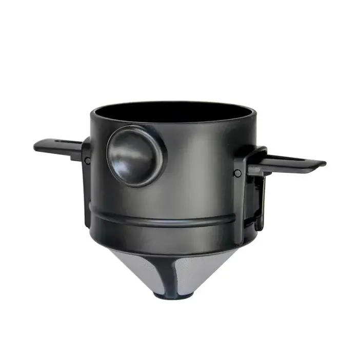 Filtre à café pliable pour bureau, maison, voyage, cafetière goutte à goutte Portable, en acier inox