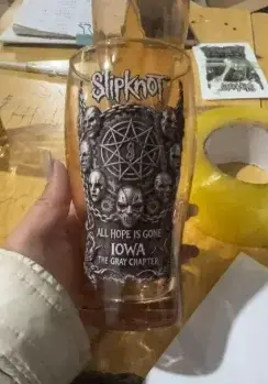 Verre à bière à thème Slipknot, gobelet gothique pour bar, décoration de la grotte du homme et de la