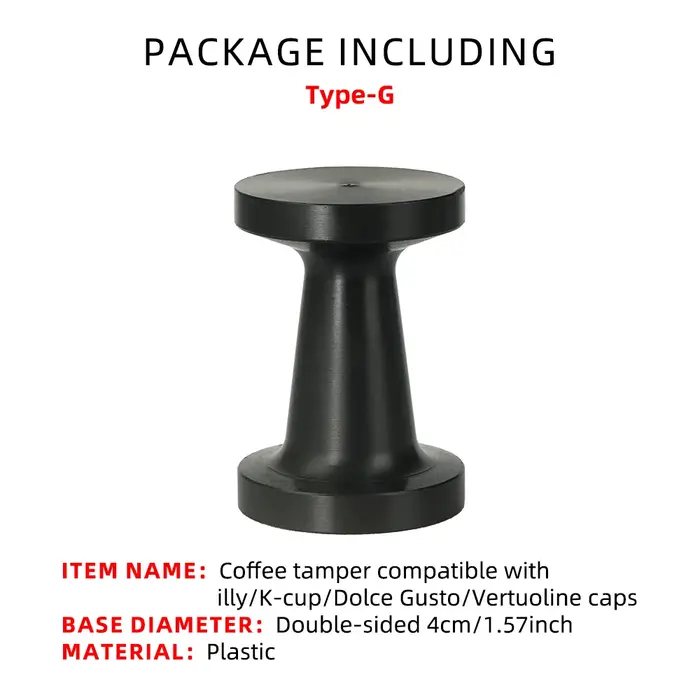 Doseur de café à Base plate ou ondulée pour capsules de café, outil de remplissage à Base solide, fa