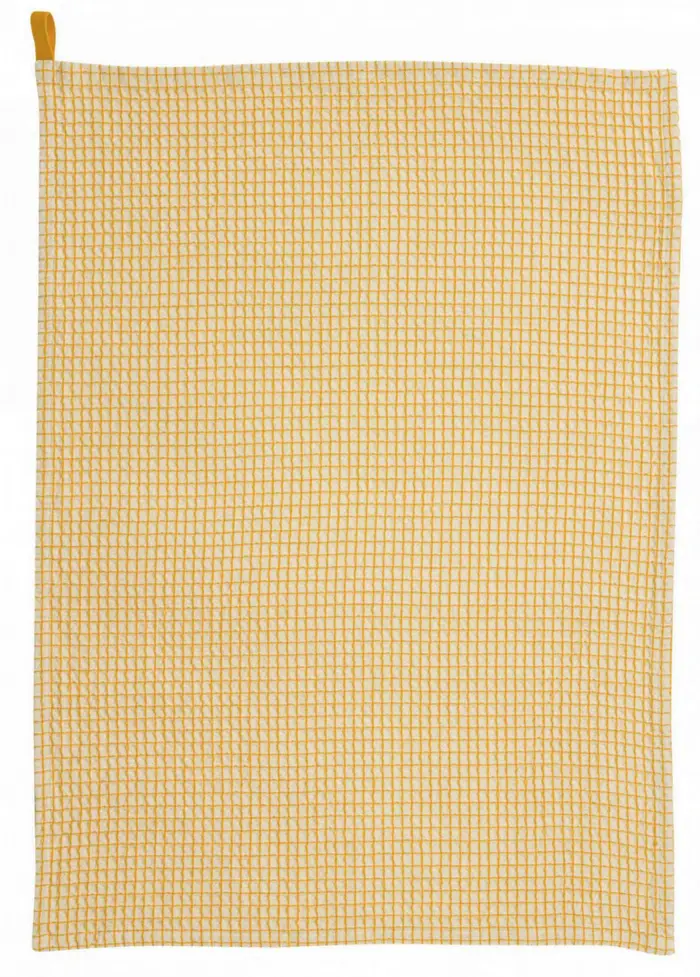 Torchon nid d'abeilles Mumba Tournesol 50 x 70