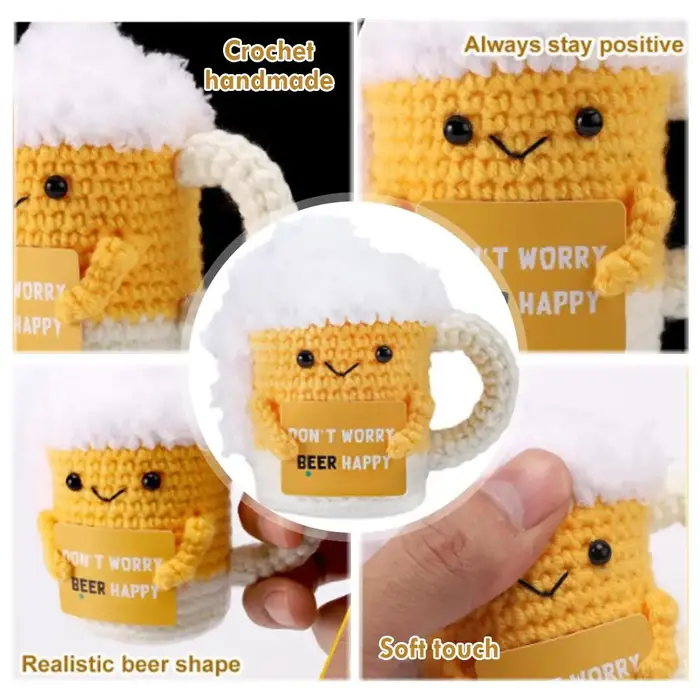 Tasse à thé crochetée à la main