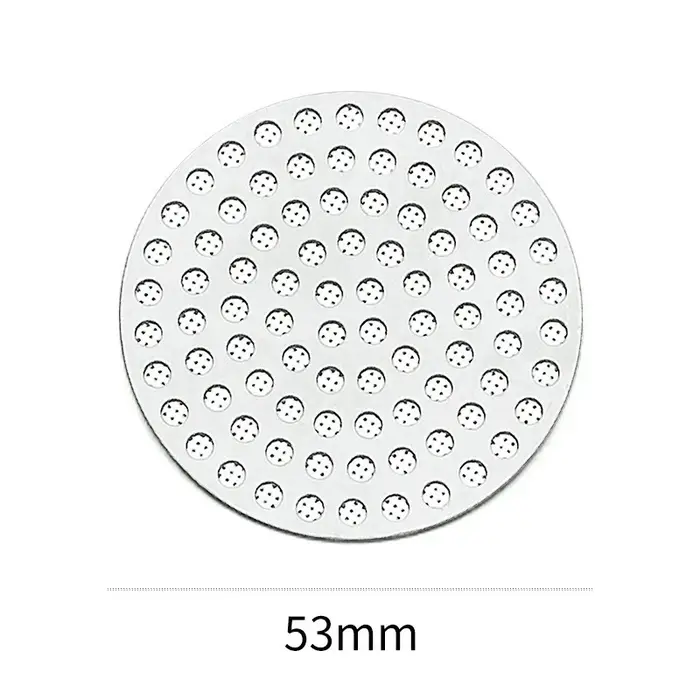 JUSTINLAU – écran à café réutilisable 51/53/58mm, filtre à café double couche en acier inoxydable 30