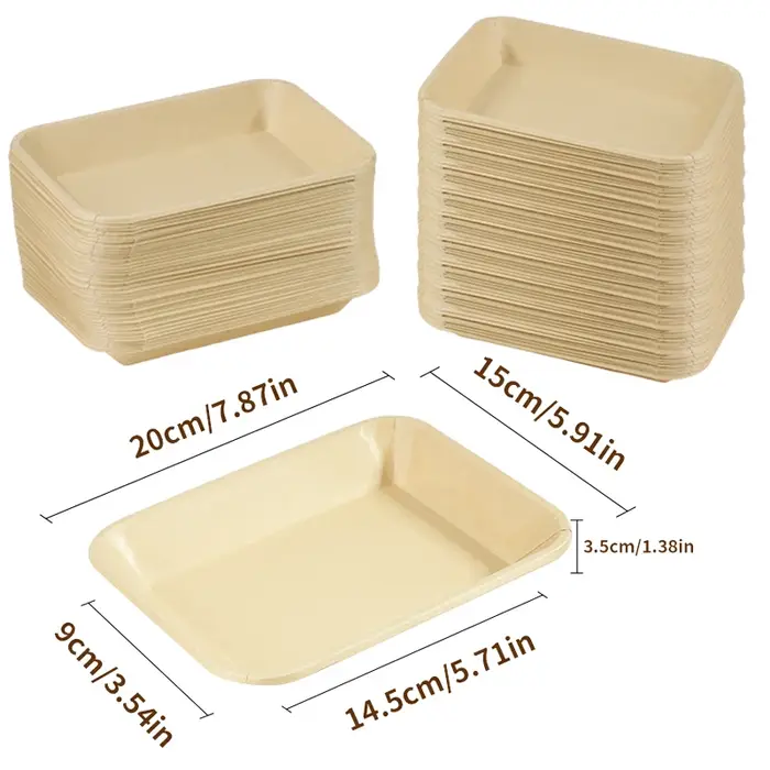 Plateau en papier jetable
