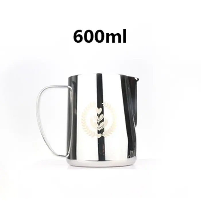 Pichet à mousser expresso en acier inoxydable