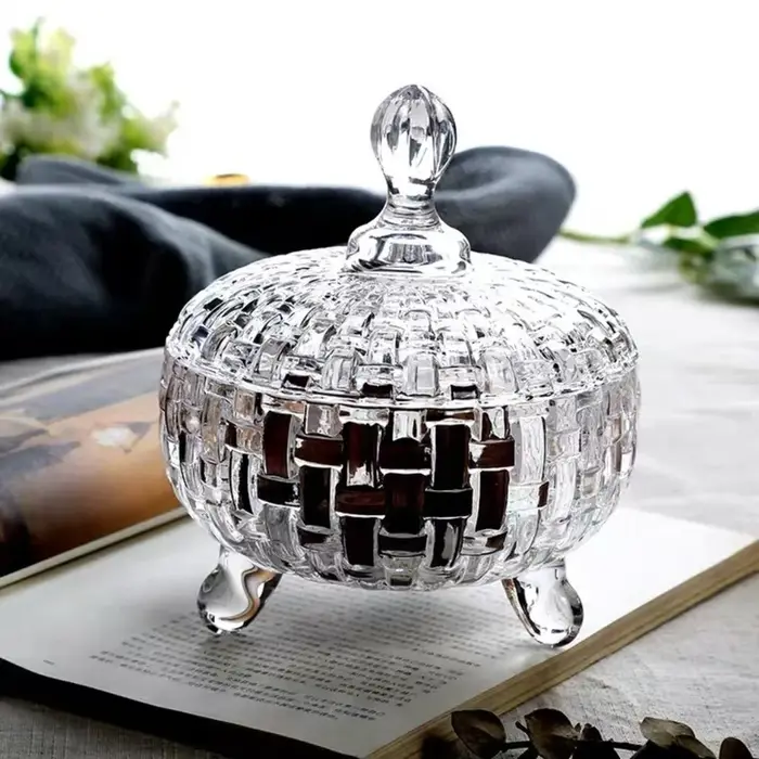 Pot à bonbons en verre de Style européen