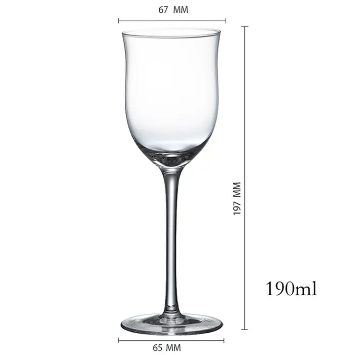 1 verres à cocktail en verre à Martini