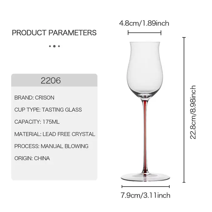 CRISON PREMIUM verre de cristal fait à la main
