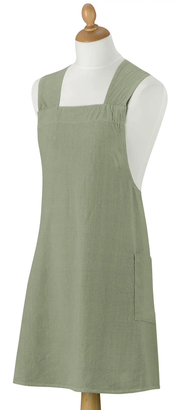 Tablier de cuisine japonais recycl Haru Matcha 78 x 100
