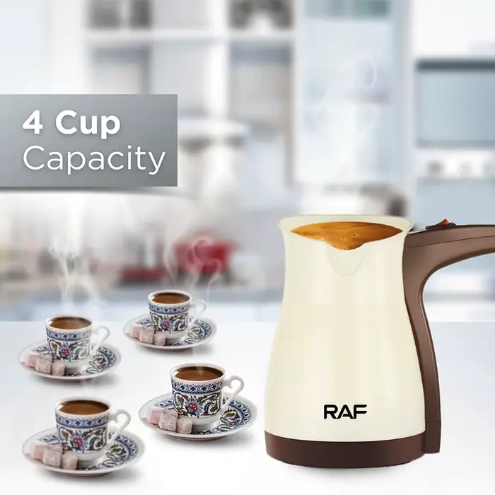 Cafetière turque avec chauffage en rine