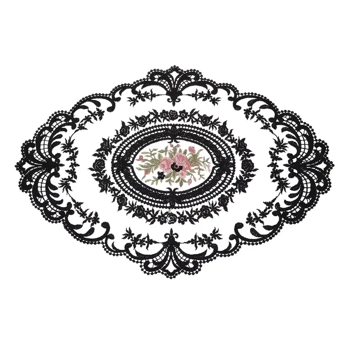 Napperon rétro en dentelle 12x16 pouces