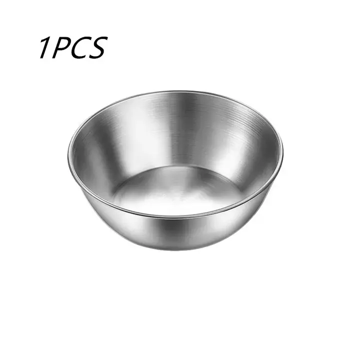 Plat à tremper plats à Sauce en acier inoxydable Mini soucoupes individuelles bol