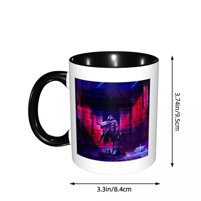 Tasse à café en céramique amusante Omen V-Valorant Riot Games