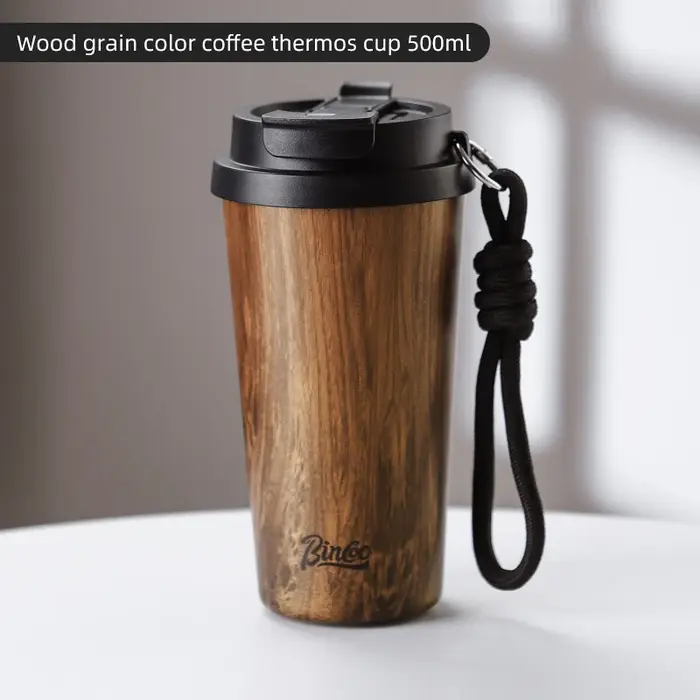 Bincoo-Tasse isotherme portable en acier inoxydable 500