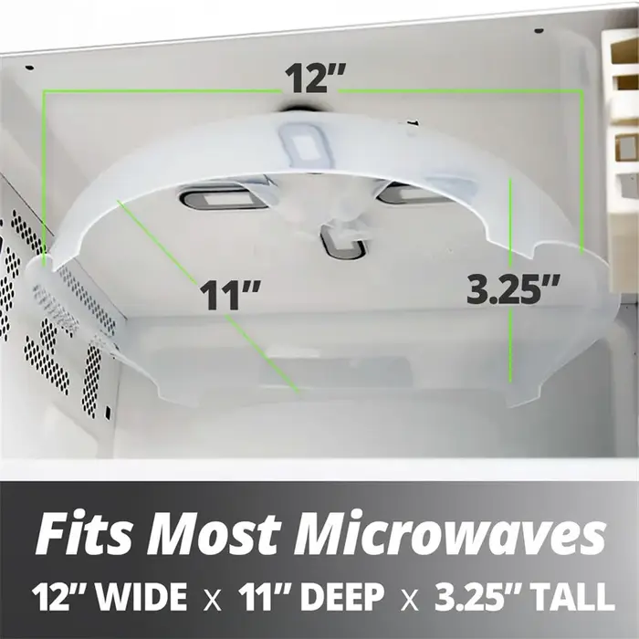 Couvercle de plaque de micro-ondes avec aimant