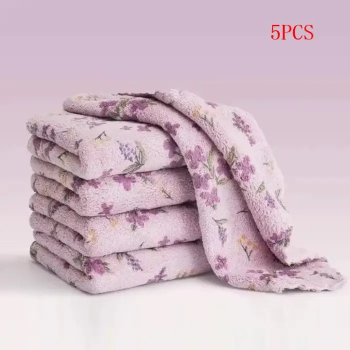 Lot de 5 torchons de cuisine réutilisables, serviettes de nettoyage, accessoires ménagers, outil de 