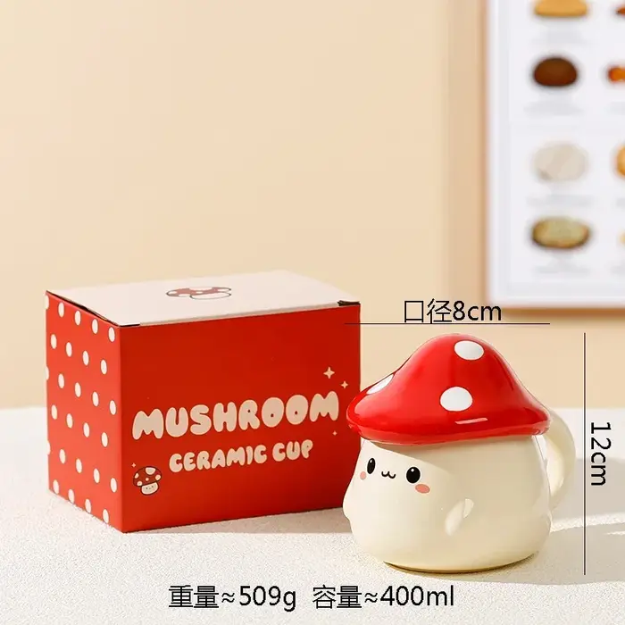 Tasse en céramique avec couvercle pour chambre plus lente, tasse créative pour couple, tasse à latte