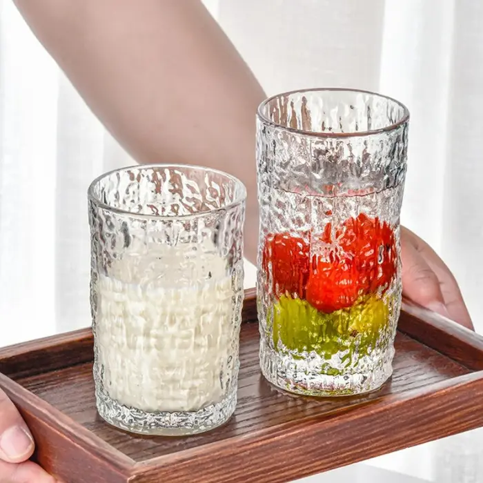 Verre tasse d'eau créatif jus lait tasses mode Transparent