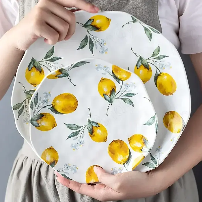 Assiette en céramique européenne créative