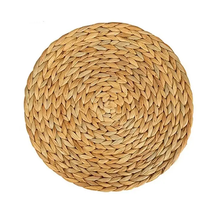 Sets de Table Tissés en Rotin et Paille Naturelle, Accessoire de Standard pour la Décoration de la M