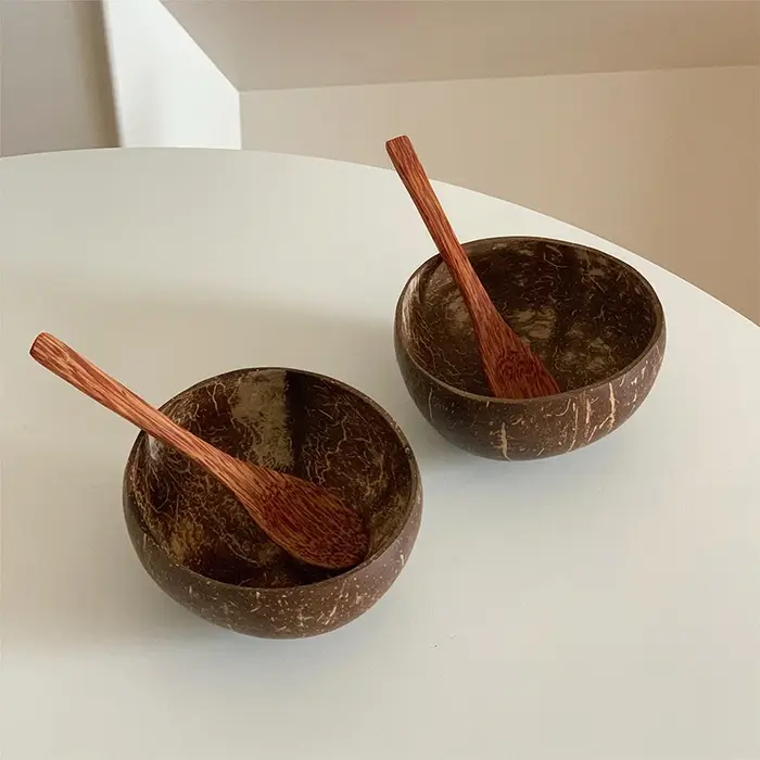 【Peace】Bol en noix de coco naturel