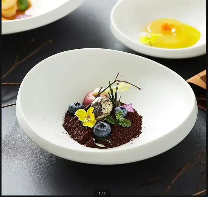 Assiette ronde en céramique