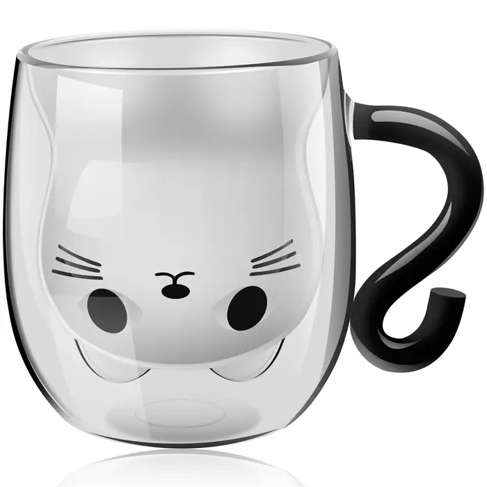 Tasse à café queue de chat